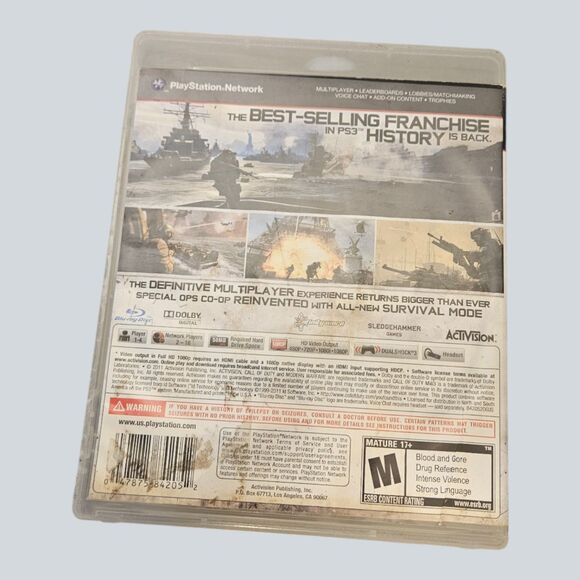 PS3 PlayStation 3 Call of Duty Modern Warfare 2 -- ITEM #3624 - Picture 4 of 4